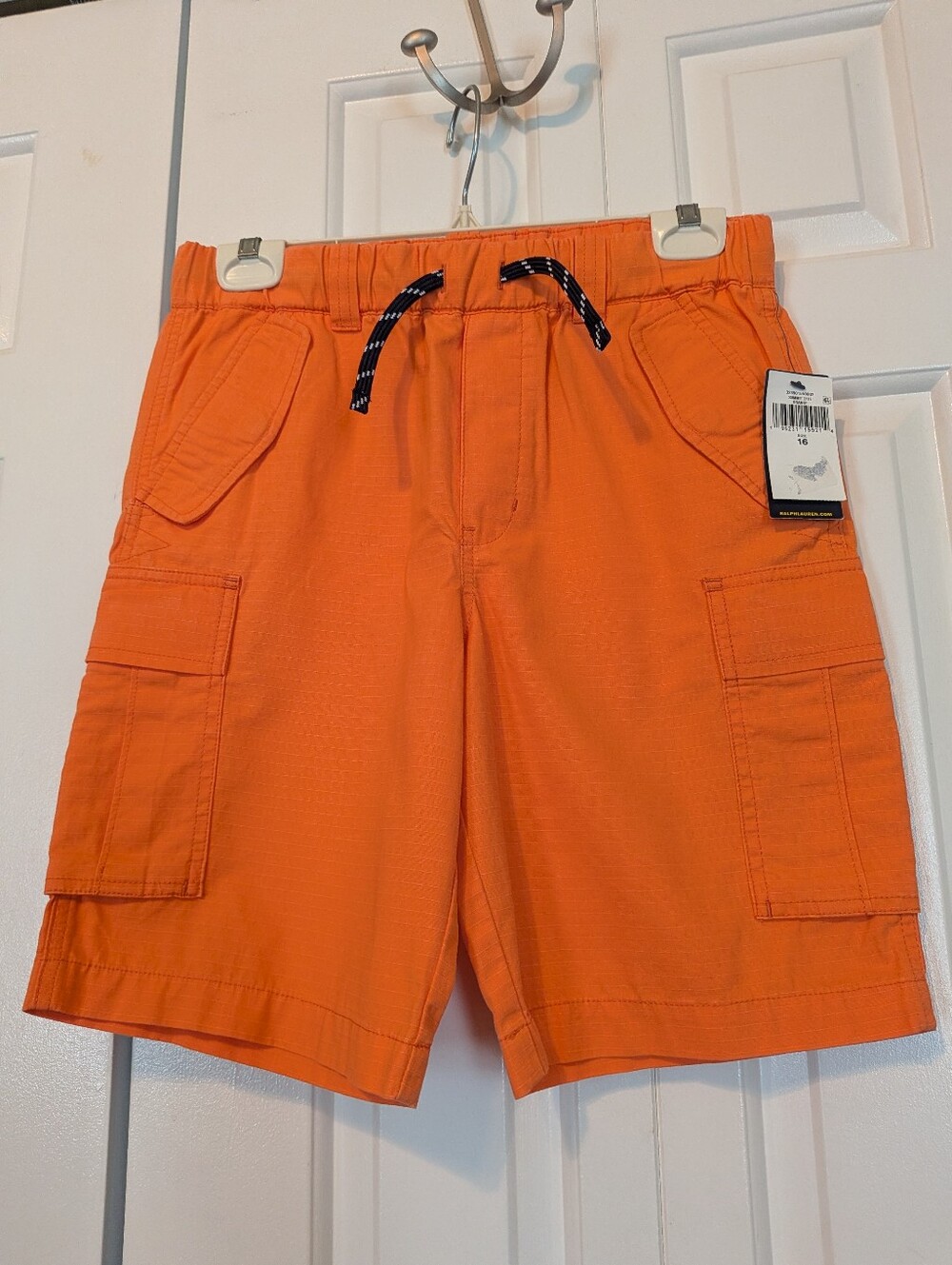 NWT BUNDLE Boy's Polo by Ralph Lauren Cargo Ripstip Shorts (2 Pair)